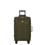 Bric's X-Collection checked 30-inch spinner luggage with durable wheels and secure zippers, designed for travel convenience.