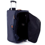 Bric's X-Collection 28-inch rolling duffle luggage with sturdy handle and wheels, lightweight travel bag in sleek design.