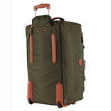 Bric's X-Collection 28-inch rolling duffle luggage with durable fabric and sturdy wheels for travel.