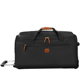Bric's X-Collection 28-inch rolling duffle luggage with durable fabric and sturdy wheels for travel.