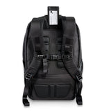 Briggs & Riley ZDX Cargo Backpack with multiple compartments, durable fabric, and padded shoulder straps for travel and daily use.