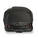 Briggs & Riley ZDX Cargo Backpack with multiple compartments, padded laptop sleeve, black durable fabric, and ergonomic shoulder straps.