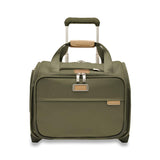 Briggs & Riley Baseline 2-Wheel Cabin Bag in blue, lightweight carry-on luggage with smooth wheels and durable design.
