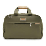 Briggs & Riley Baseline Executive Travel Duffle bag shown with sturdy handles, zipper closure, and compact design for travel.