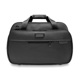Briggs & Riley Baseline expandable cabin bag in durable duffel style with wheels and handle, suitable for travel and carry-on.