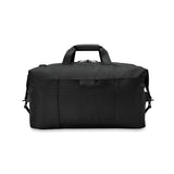 Briggs & Riley Baseline Weekender Duffle bag in black with handles and zipper closure, designed for travel and weekend trips.