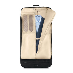 Briggs & Riley Baseline Classic Garment Bag with padded interior and durable fabric, designed for travel and business trips.