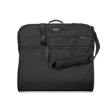 Briggs & Riley Baseline Classic Garment Bag with sturdy handle and zipped compartments for travel clothing.
