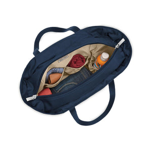 Briggs & Riley Baseline traveler tote bag with spacious main compartment, sturdy handles, and sleek design for travel and everyday use.