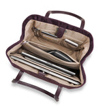 Briggs & Riley Rhapsody Essential Tote bag with sleek black design, sturdy handles, and spacious interior for everyday use.