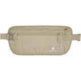 Eagle Creek RFID Blocker Money Belt DLX in tan color, designed as a secure accessories pouch with RFID protection.