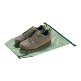 Eagle Creek PACK-IT™ Isolate Roll-top Shoe Sac showing black fabric with roll-top closure and compact design for travel organization.
