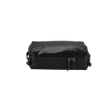 Eagle Creek PACK-IT™ Gear Cube M for packing organization, showing a compact, gray fabric travel organizer with multiple compartments.