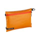 Eagle Creek PACK-IT Gear Pouch S in gray, compact packing organizer with multiple compartments for travel accessories.