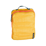 Eagle Creek PACK-IT Reveal Expansion Cube M for packing organization, shown in black with mesh compartments and zipper closure.