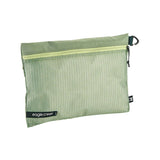Eagle Creek PACK-IT Reveal Sac M in black, a compact packing organization bag with transparent panels for easy item visibility.
