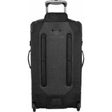 Eagle Creek ORV Trunk 30 wheeled duffel in asphalt black with sturdy handle and wheels, designed for durable travel storage.