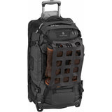 Eagle Creek ORV Trunk 30 wheeled duffel in asphalt black with sturdy wheels and durable fabric, designed for travel.