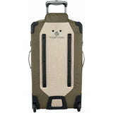 Eagle Creek ORV Trunk 30 wheeled duffel bag in asphalt black with sturdy wheels and handle for travel or outdoor adventures.