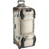 Eagle Creek ORV Trunk 36 wheeled duffel bag in asphalt black with sturdy wheels and durable handles for travel and storage.