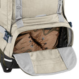 Eagle Creek ORV Trunk 36 wheeled duffel in asphalt black, showing its sturdy wheels and spacious, durable design.