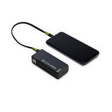 Black Goal Zero Flip 24 Power Bank with USB ports for portable charging and on-the-go power supply.