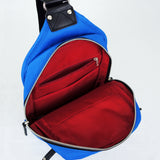 Harvest Label sling pack in black with adjustable strap and multiple compartments, designed for everyday carrying.