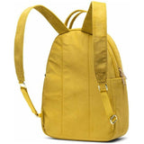Herschel Nova Small Backpack in corduroy, featuring adjustable straps and a front pocket, designed for stylish daily use.