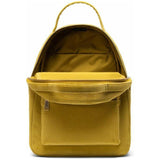 Herschel Nova Small Backpack in corduroy with top handle, adjustable straps, and front pocket for everyday use.