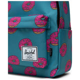 Herschel Classic Backpack XL featuring Simpsons design, black color, with multiple compartments and adjustable straps.