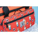 Herschel Pop Quiz Cooler 12 Pack Insulated with Simpsons Duff logo, featuring a compact, portable design for keeping drinks cold.