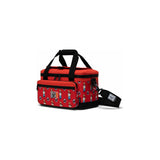 Herschel Pop Quiz Cooler 12 Pack Insulated with Simpsons design, featuring a rectangular shape, zipper closure, and carry handle.