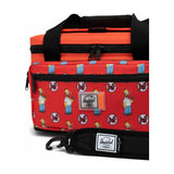 Herschel Pop Quiz Cooler 12 Pack Insulated cooler featuring Simpsons design, with zipper closure and carrying handle.