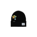 Herschel Elmer Beanie featuring Simpsons character design, soft knit fabric, and snug fit in a colorful, cartoon-inspired style.