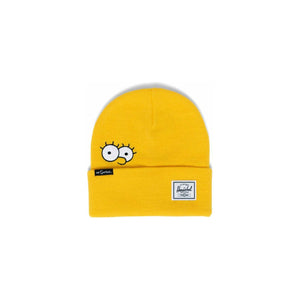 Herschel Elmer Beanie featuring Simpsons character design, cozy knit fabric, and colorful pattern.