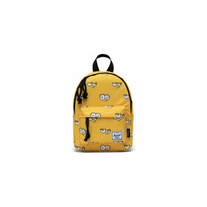 Herschel Classic Backpack Mini featuring Simpsons cartoon design, black color, with adjustable shoulder straps and front pocket.