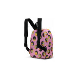 Herschel Classic Backpack Mini featuring Simpsons design, with adjustable straps and front pocket, in vibrant colors.