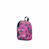 Herschel Classic Mini Backpack featuring Simpsons design, with adjustable shoulder straps and front pocket for compact storage.
