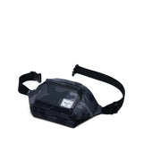 Herschel Seventeen hip pack waist bag in black with adjustable strap and zippered pocket, casual accessory for carrying essentials.