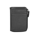 Black ILI RFID card holder wallet with multiple card slots and sleek design, made for secure, everyday card storage.