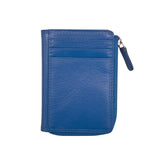 ILI RFID card holder wallet in cobalt blue, compact design with multiple card slots and secure RFID protection.