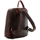 Brown Jack Georges Voyager Backpack with multiple compartments and padded shoulder straps, designed for stylish everyday use.