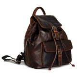 Jack Georges Voyager drawstring backpack showing durable fabric, adjustable straps, and spacious main compartment.