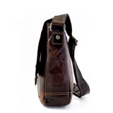 Brown Jack Georges Voyager Messenger Bag, stylish crossbody bag with adjustable strap and multiple compartments.