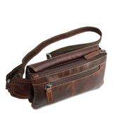 Brown Jack Georges Voyager waist pack with handsfree belt design, compact and practical for everyday carrying.
