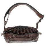 Brown Jack Georges Voyager large travel belt bag, waist pack with multiple compartments and adjustable strap for convenient travel.