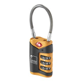 Grey Lewis N. Clark Travel Sentry Cable Lock, a security accessory with a durable cable for luggage protection.