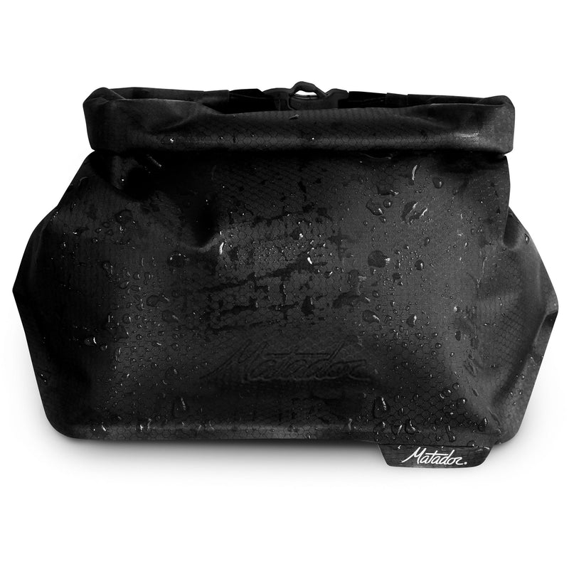 Black Matador FlatPak™ toiletry case accessory with compact, durable design, ideal for travel and organization.