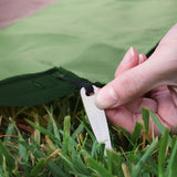 Matador Pocket Blanket 2.0 in black, compact outdoor accessory for picnics and camping, featuring durable waterproof fabric.