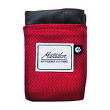 Matador Pocket Blanket 2.0 in black, compact outdoor accessory for picnics and camping, featuring waterproof and durable material.